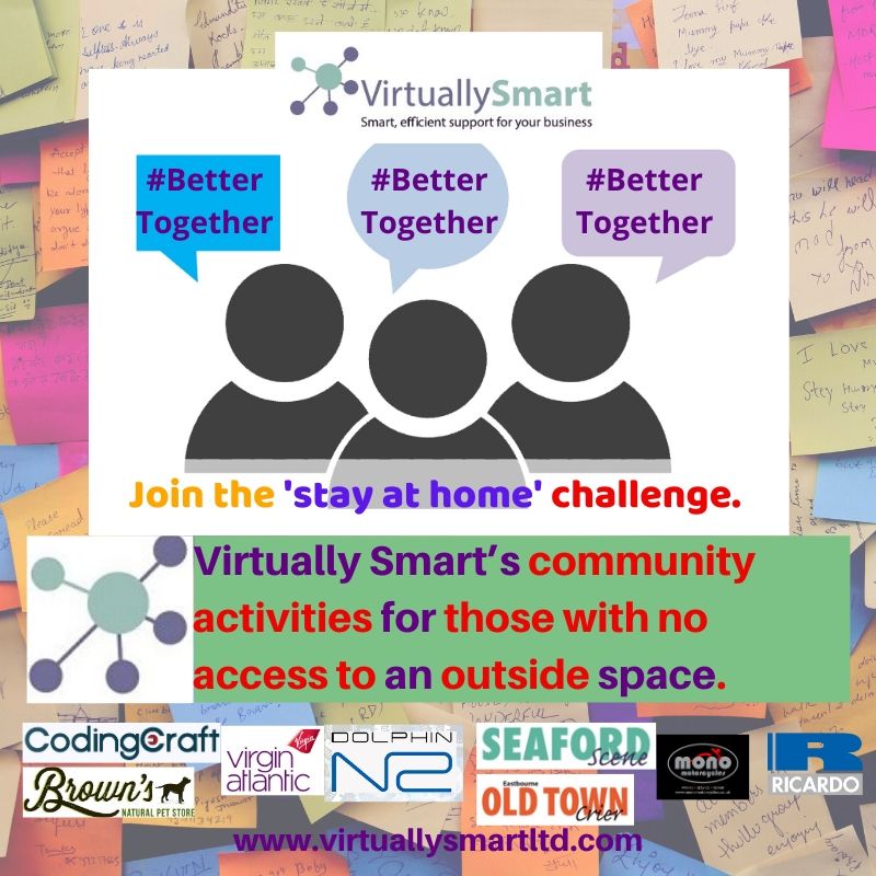 Virtually Smart’s community activities for those with no access to an outside space