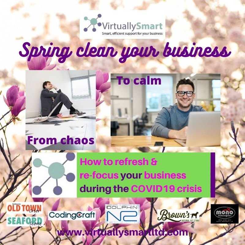 Spring clean your business. How to refresh & re-focus your business during the COVID19 crisis.